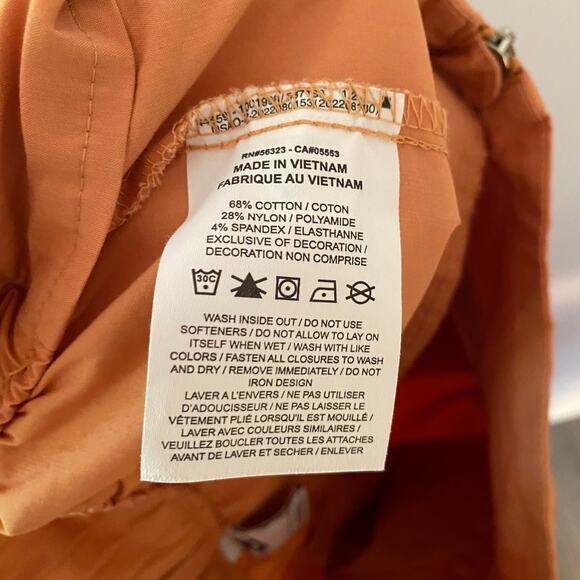 Nike Orange Wide Leg Sweatpants High Rise Streetwear Women's size Small - Picture 13 of 13